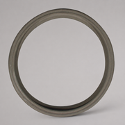 Gray 4-inch Storz suction gasket for fire hose couplings and adapters