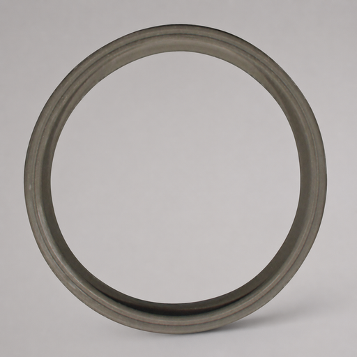 Gray 4-inch Storz suction gasket for fire hose couplings and adapters