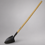 Ames True Temper Jackson forestry shovel with solid-shank steel blade and hardwood handle for wildland firefighting