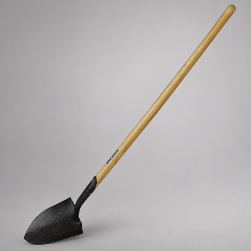 Ames True Temper Jackson forestry shovel with solid-shank steel blade and hardwood handle for wildland firefighting