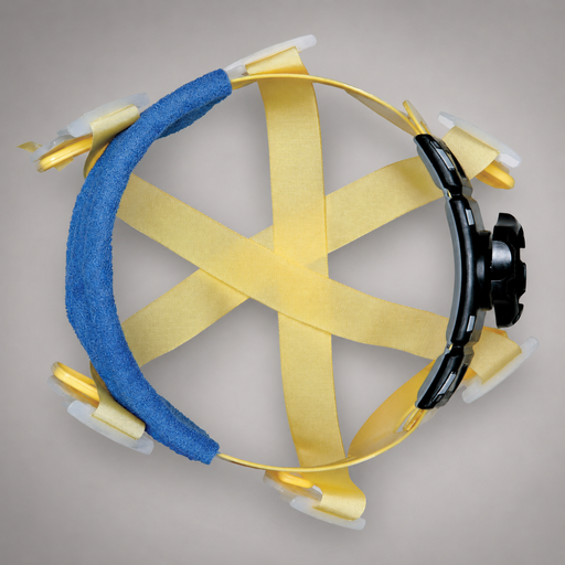 Bullard Wildfire replacement ratchet suspension with crown straps and adjustable brow pad