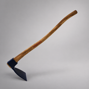 Warwood Forest Adze Hoe with forged steel head and hickory handle for wildland fireline work
