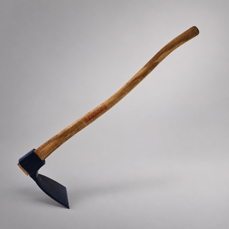 Warwood Forest Adze Hoe with forged steel head and hickory handle for wildland fireline work