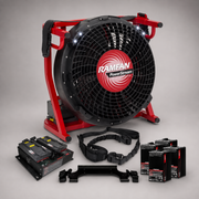 RAMFAN EX50Li Zero Downtime Package with four batteries and charger