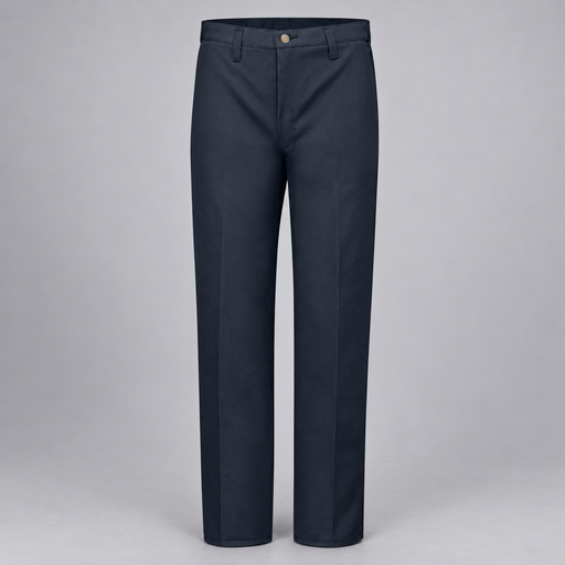 Workrite FP50 firefighter pant, Midnight Navy , front view, light gray studio background