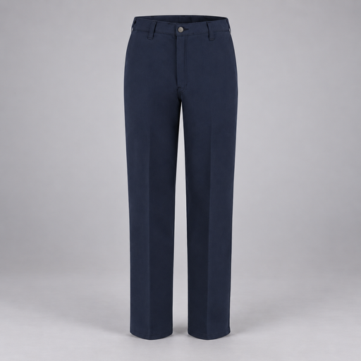 Workrite FP52 firefighter pant, Midnight Navy , front view, light gray studio background