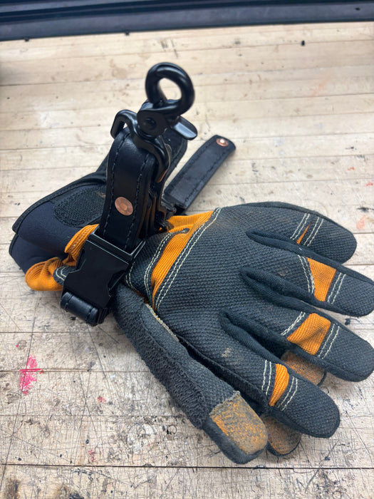 Hoseman Leather Glove Holder