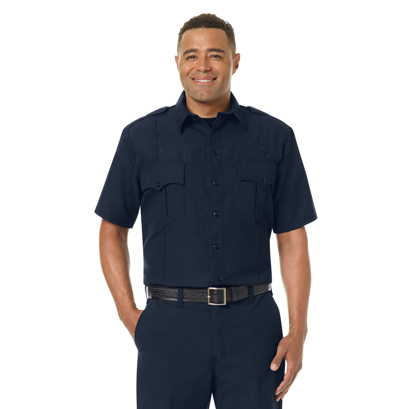 Men's Classic Short Sleeve Fire Officer Shirt