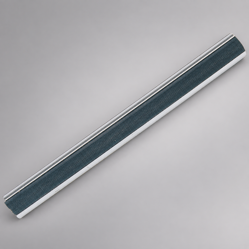 Moore Industrial polished aluminum 1-1/4 inch fire apparatus hand rail with rubber grip insert