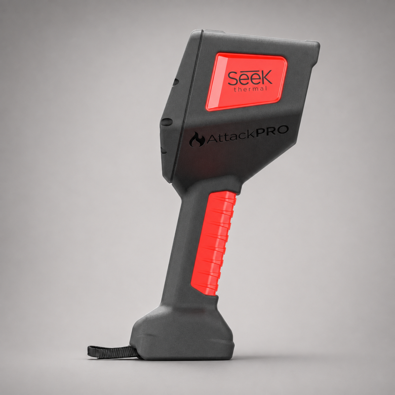 Side view of Seek AttackPRO 300 firefighter thermal imaging camera
