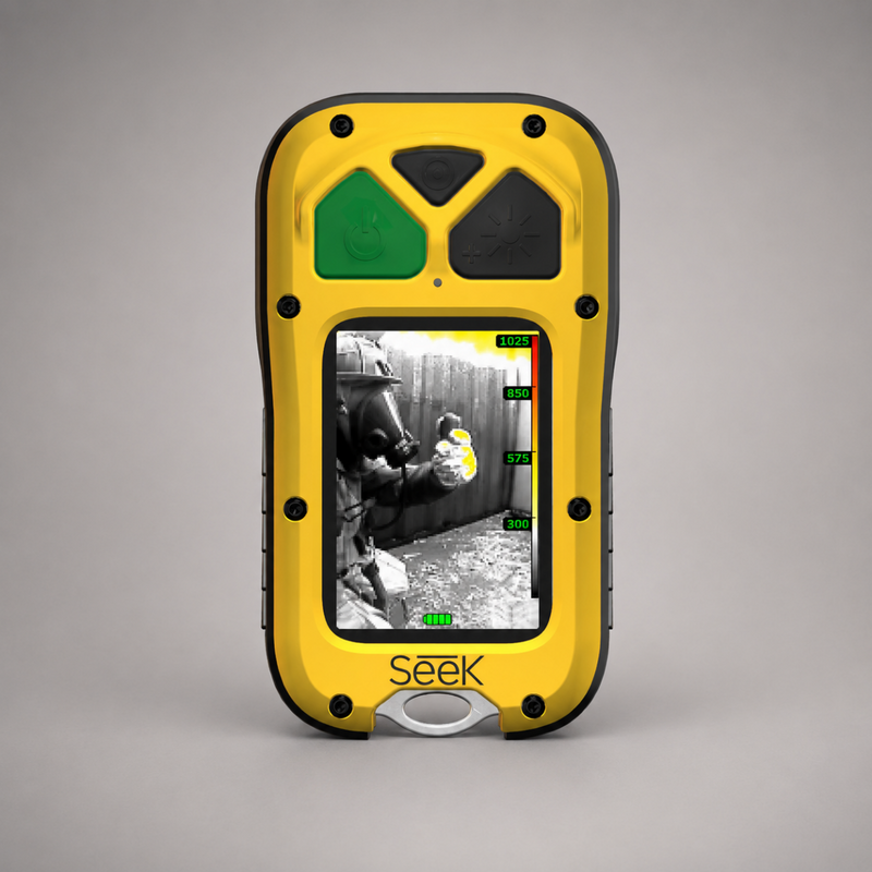 Front view of Seek FirePRO 200 firefighter thermal imaging camera