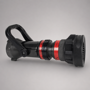 Akron Turbojet selectable-gallonage nozzle with black bail, side view