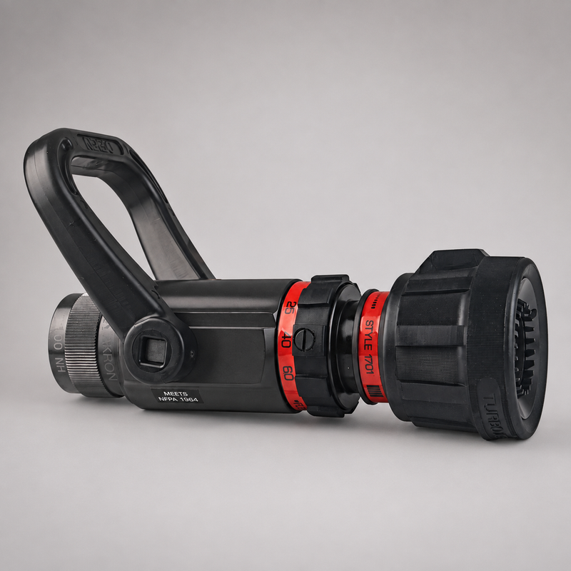 Akron Turbojet nozzle with black bail showing the swivel inlet