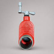 Handwheel and non-rising brass stem on Cascade gate valve