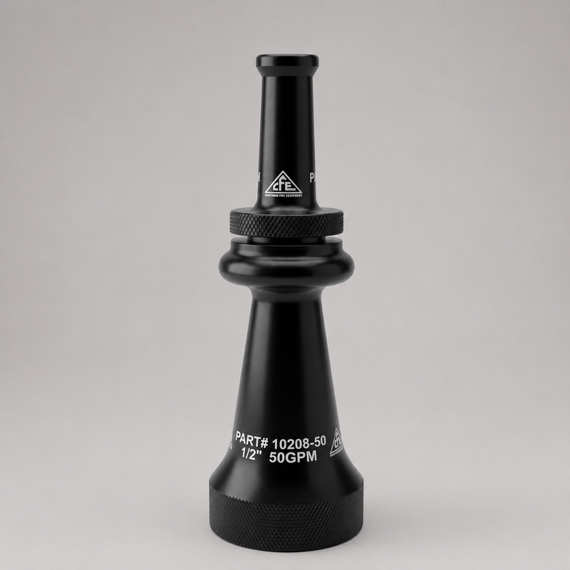 Cascade dual stacked forestry nozzle tip, upright front view