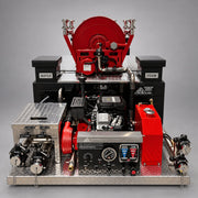 Cascade end-mount slip-on firefighting unit, pump and control panel view