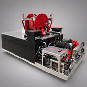 Cascade end-mount slip-on firefighting unit, tank side view