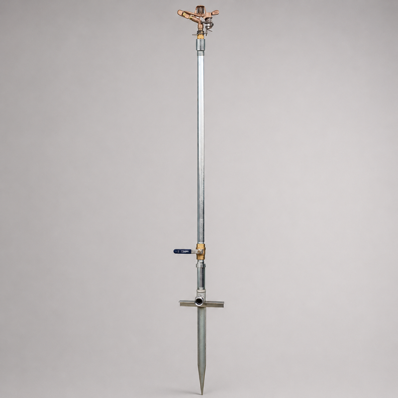 Cascade Fireline Sprinkler with ground spike and Rain Bird 35A impact head