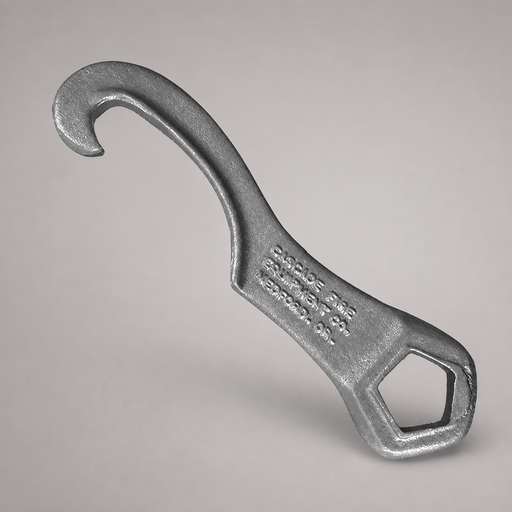 Cascade aluminum hydrant spanner wrench with 1 3/16-inch pentagon opening