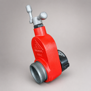 Front view of Cascade lightweight 2½-inch fire hose gate valve