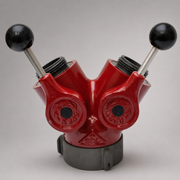 ascade gated wye with 2½-inch female inlet and two 1½-inch outlets