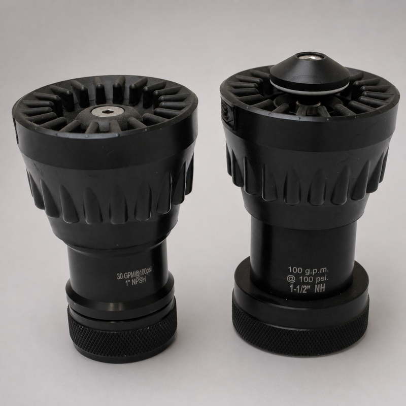 Cascade Ranger 30 GPM one-inch NPSH and 100 GPM 1.5-inch NH nozzles