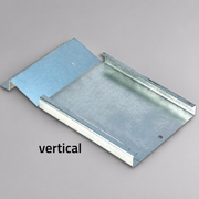 Cascade vertical wall-mount storage bracket for fire apparatus wheel chock