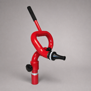 Cascade wildland firefighting monitor with female inlet base
