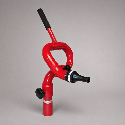 Cascade wildland firefighting monitor with female inlet base