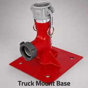 Cascade wildland firefighting monitor truck-mount configuration