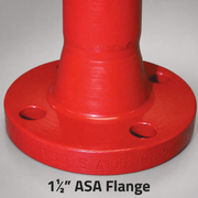 ASA flange base for Cascade wildland firefighting monitor