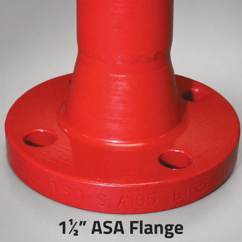 ASA flange base for Cascade wildland firefighting monitor