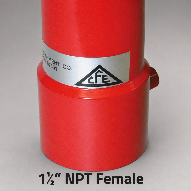 Female inlet base for Cascade wildland firefighting monitor