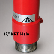 Male inlet base for Cascade wildland firefighting monitor