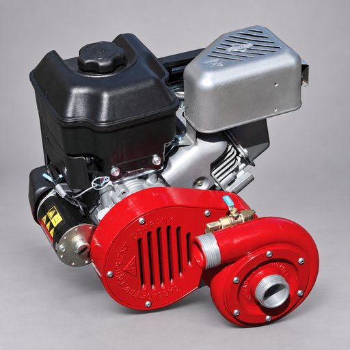 CF Super Mini-Pump with Briggs and Stratton engine on a light gray studio background