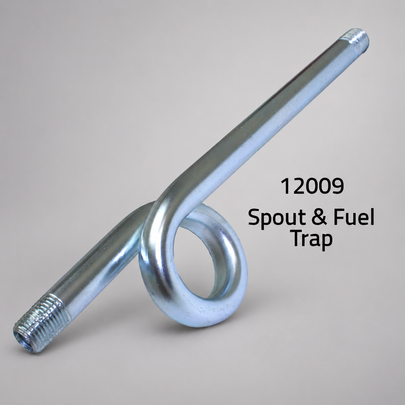 Drip torch spout and fuel trap, part 12009