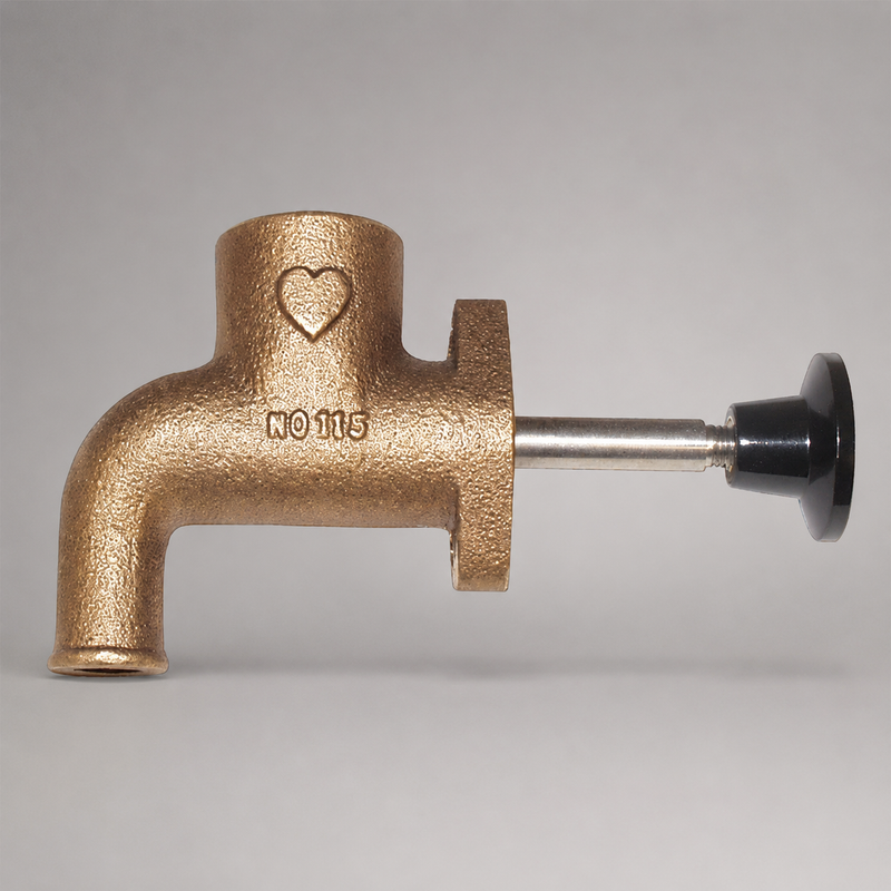 Elkhart Brass ¾-inch NPT push-pull apparatus drain valve