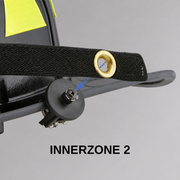 ESS Innerzone Structural SO goggles worn with a structural firefighting helmet
