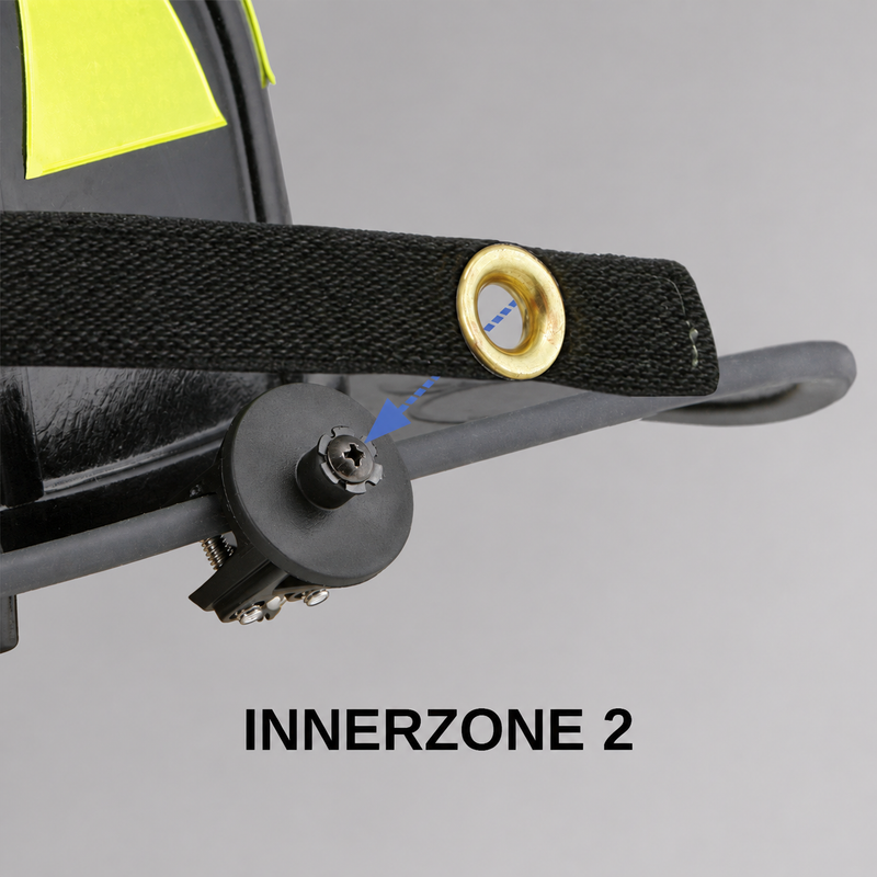 ESS Innerzone Structural SO goggles worn with a structural firefighting helmet