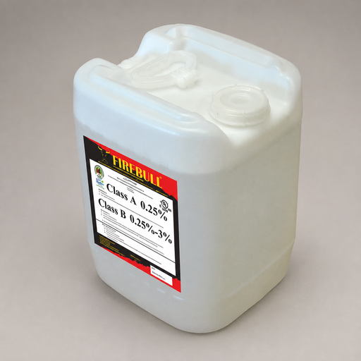 FIREBULL A/B fluorine-free firefighting concentrate pail, part number FB-AB-005