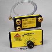 Foam-Flo 11923A portable pump kit with pickup hose on a gray background