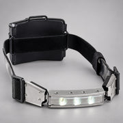 FoxFury Discover Tilt white LED helmet light with front light bar and rear battery pack