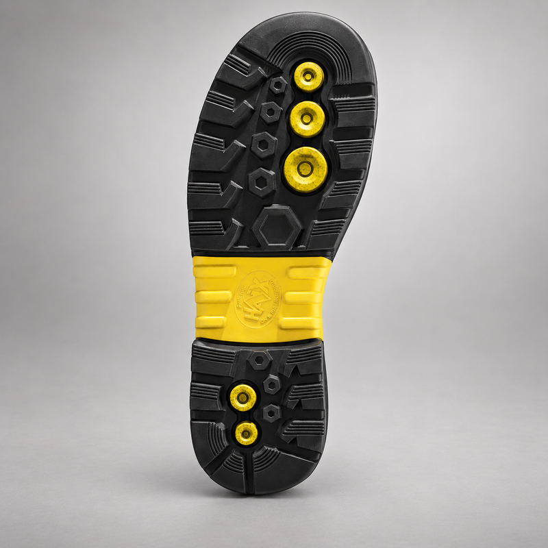 Outsole and tread of HAIX Fire Hero Xtreme structural firefighting boot