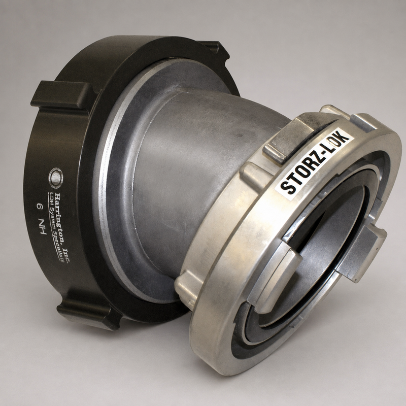 Harrington H30E 30-degree Storz LDH elbow adapter with female swivel outlet