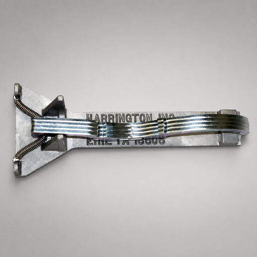 Harrington Storz spanner wrench mounting bracket with four stacked steel wrenches