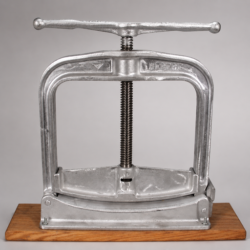Hebert Fire Hose Clamp with screw handle and metal clamp frame