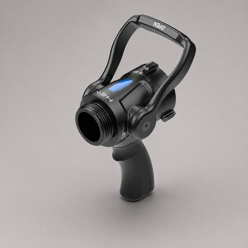 HEN Pistol Grip accessory for compatible HYDRO 100 and HYDRO 138 nozzle shutoffs