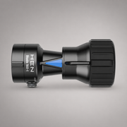 HEN Structure Blade nozzle with black body and blue marking, side view