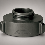 Female to male hose thread reducer with rocker lugs
