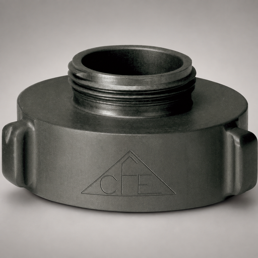 Female to male hose thread reducer with rocker lugs